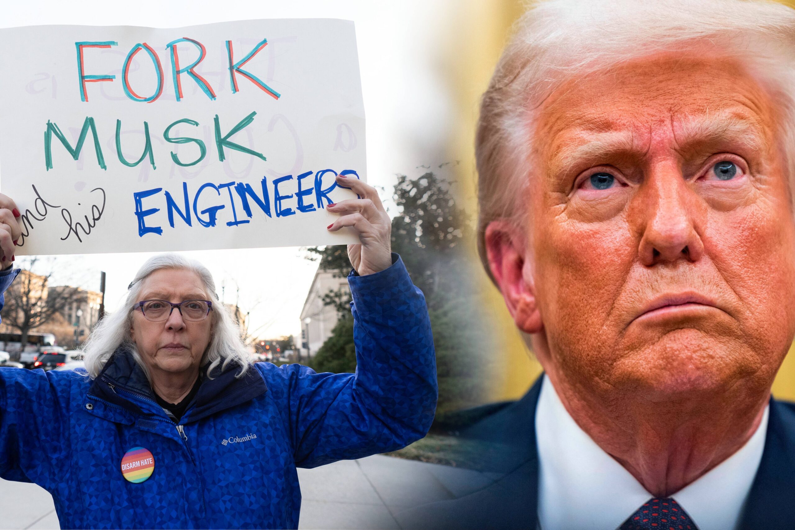 ‘Fk That’: Federal Workers Say They’re Scared But ‘Digging In’ Amid Trump’s Chaos**