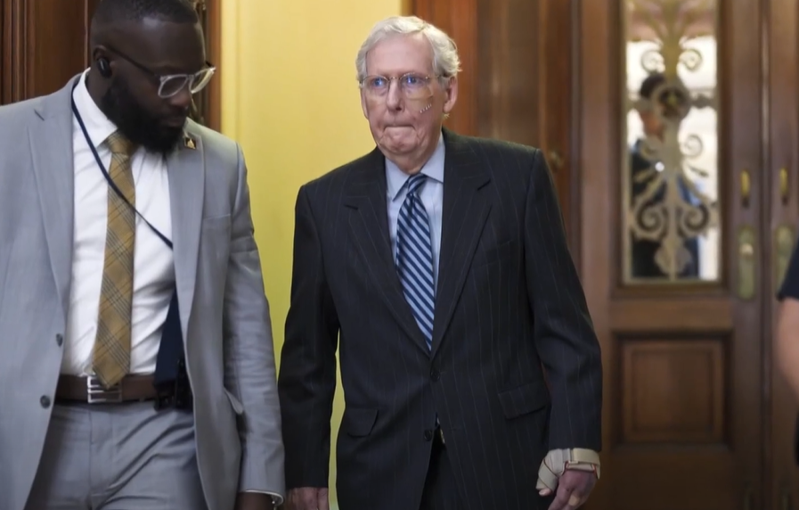 Mitch McConnell Falls Twice at Capitol: Senator Using Wheelchair as Precaution